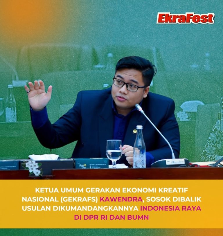 Ketua Gekrafs Pusat Kawendra Inisiator Lagu Indonesia Raya Dikumandangkan di DPR-RI Dan BUMN