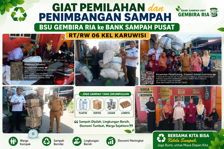 Aktifitas BSU Gembira Ria RTRW 06 Kelurahan Karuwisi